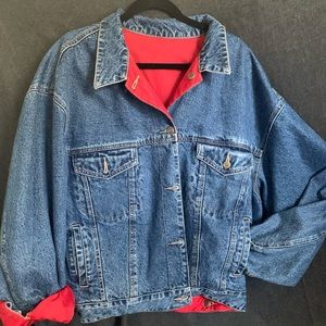 Gap reversible oversized denim jacket ⭐️